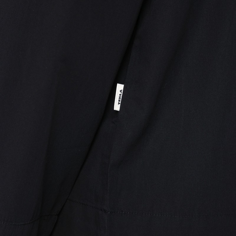 Tekla Black Pyjama Shirt In Black