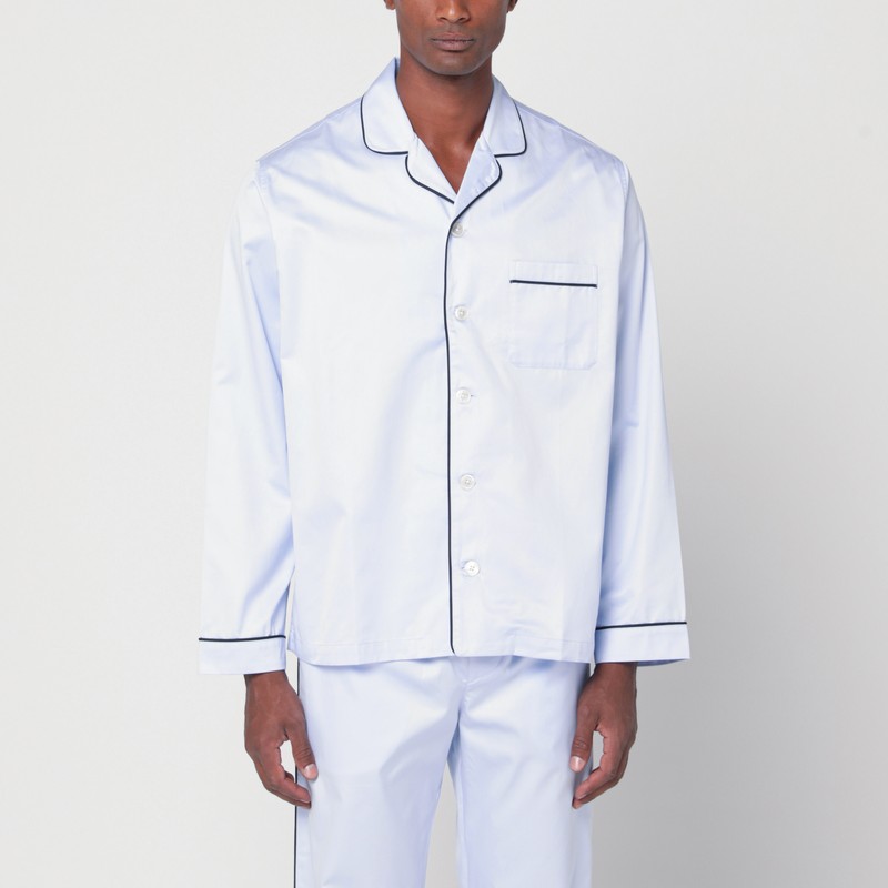 Light blue pyjama shirt