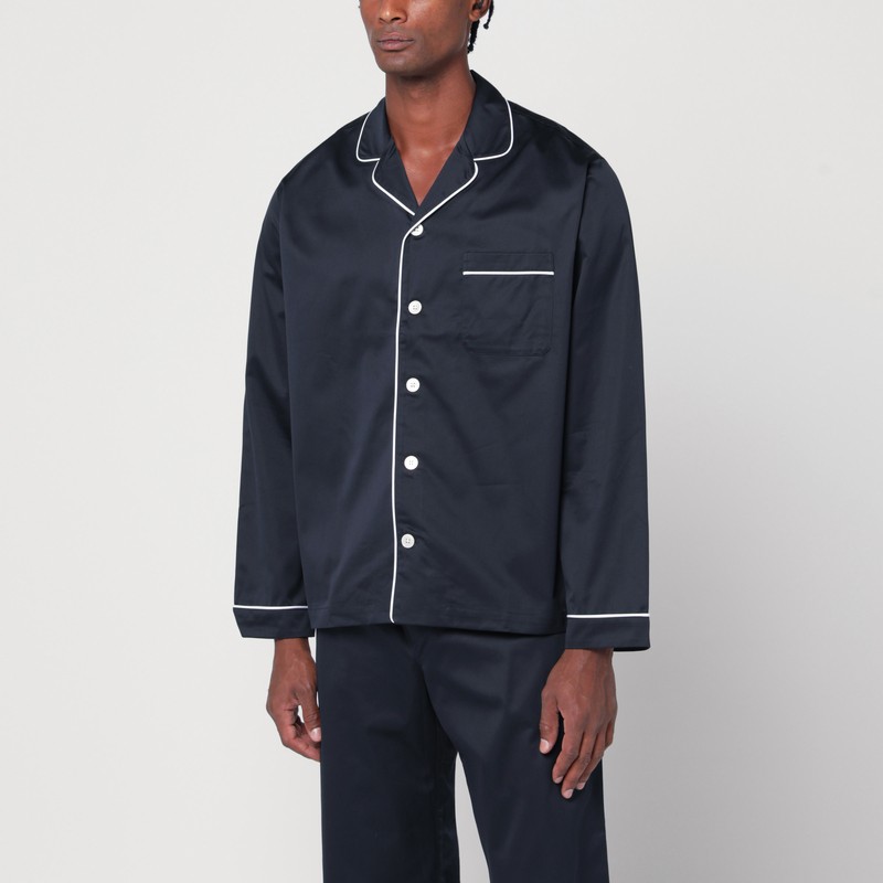 Blue/white pyjama shirt