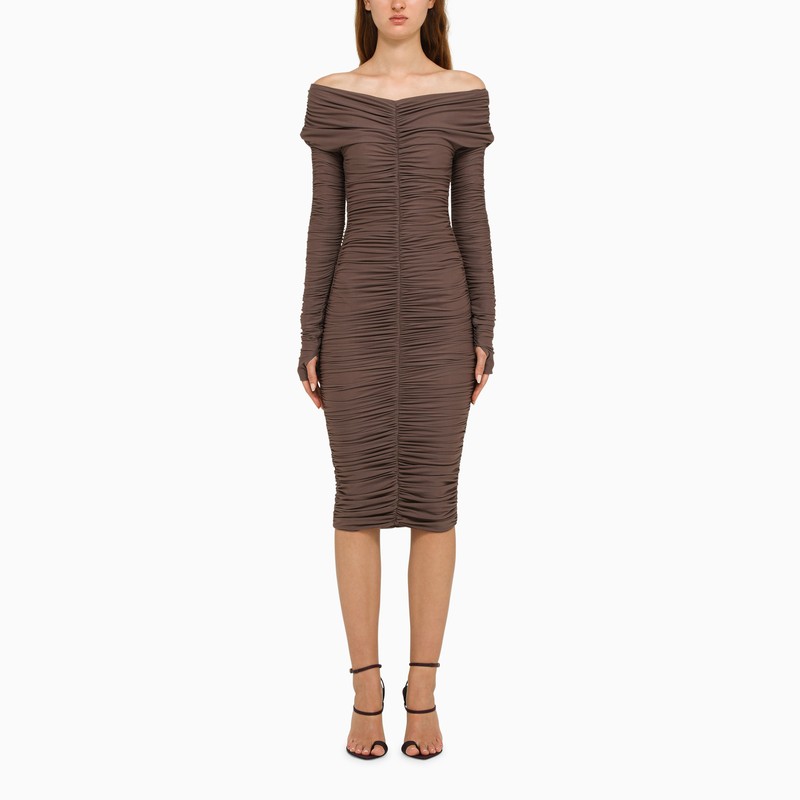 Nicole dress brown