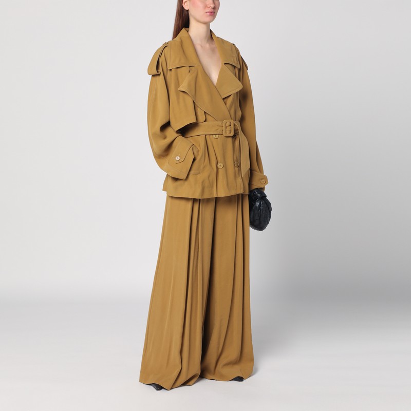 The Andamane Belt-loop Casual Pants In Yellow