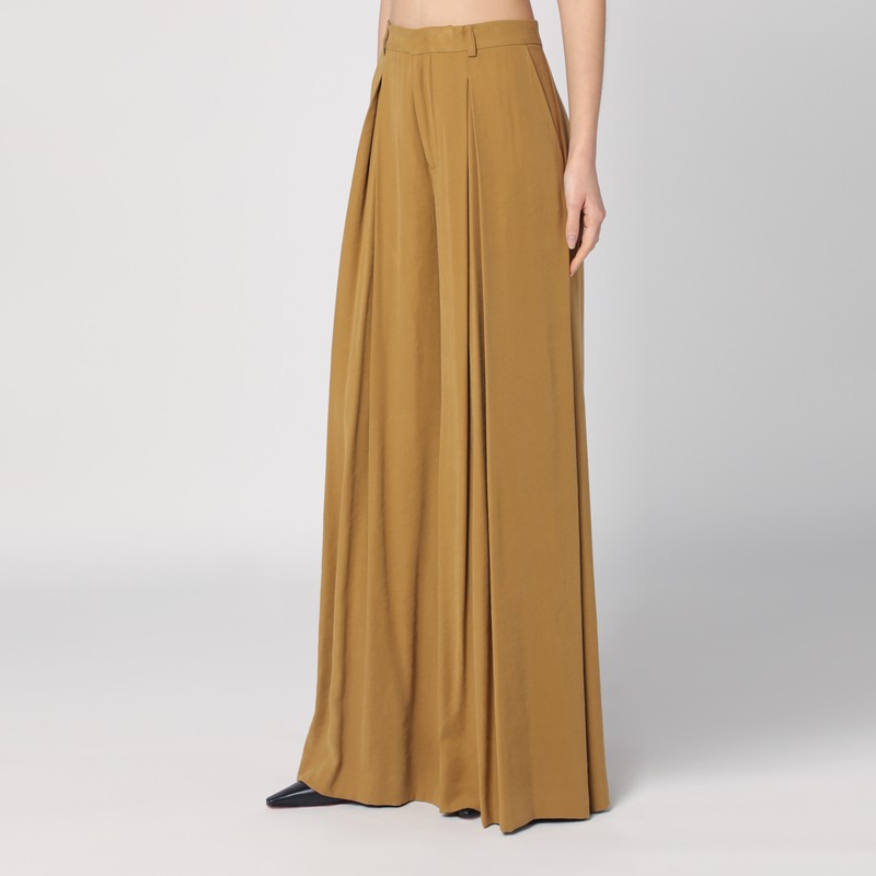 The Andamane Belt-loop Casual Pants In Yellow