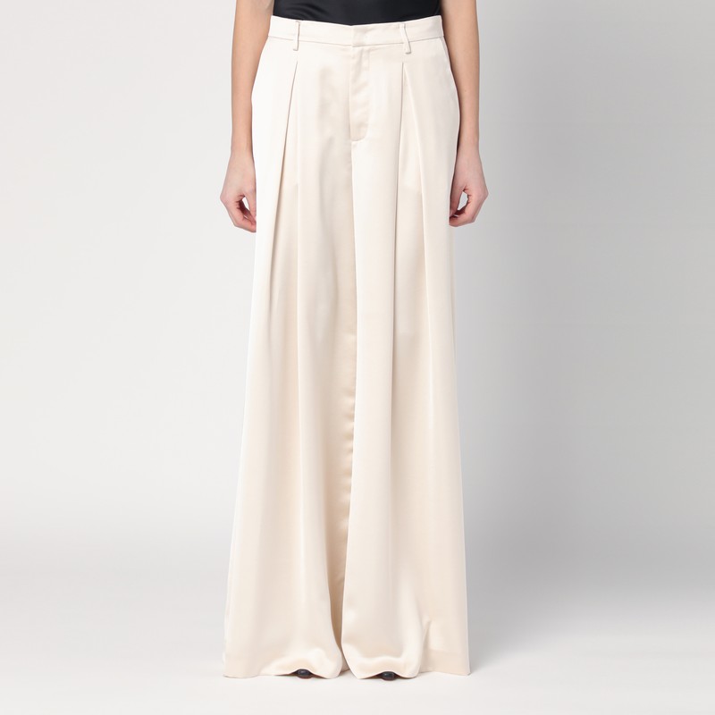 The Andamane Ivory Trouser Skirt In White