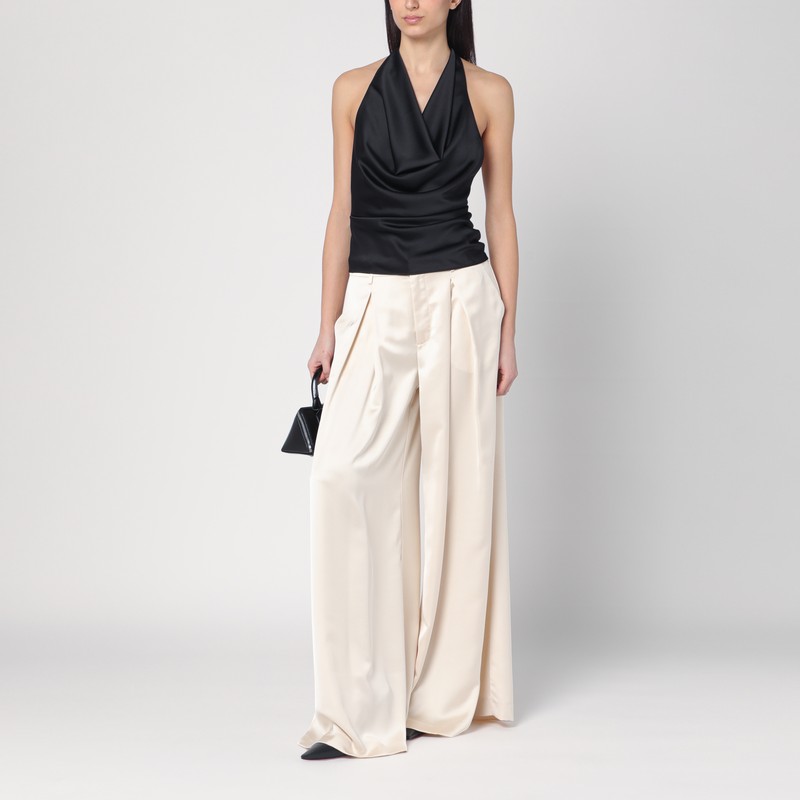 The Andamane Ivory Trouser Skirt In White