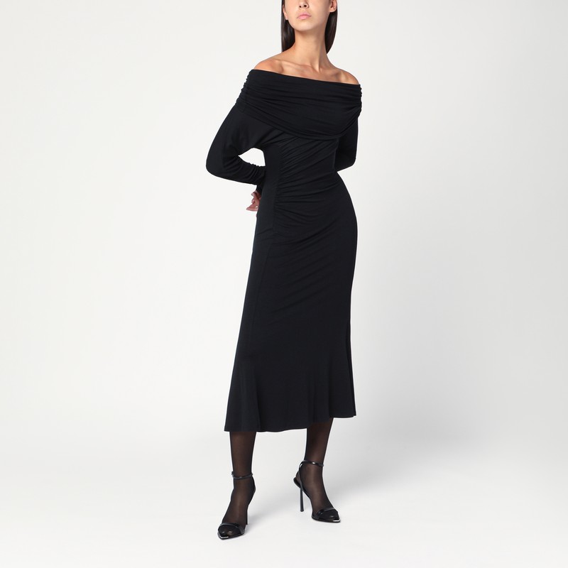 Black Zoe midi dress - THE ANDAMANE - Modalova