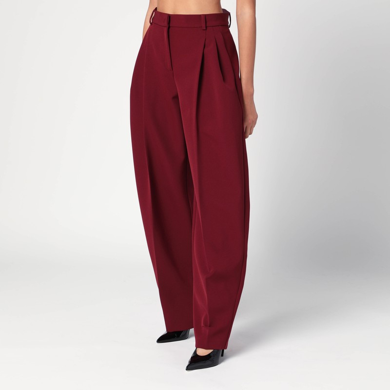 The Andamane Bordeaux Tailored Pants The Andamans In Burgundy