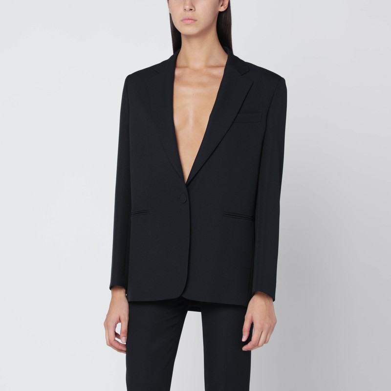 Black Guia single-breasted jacket