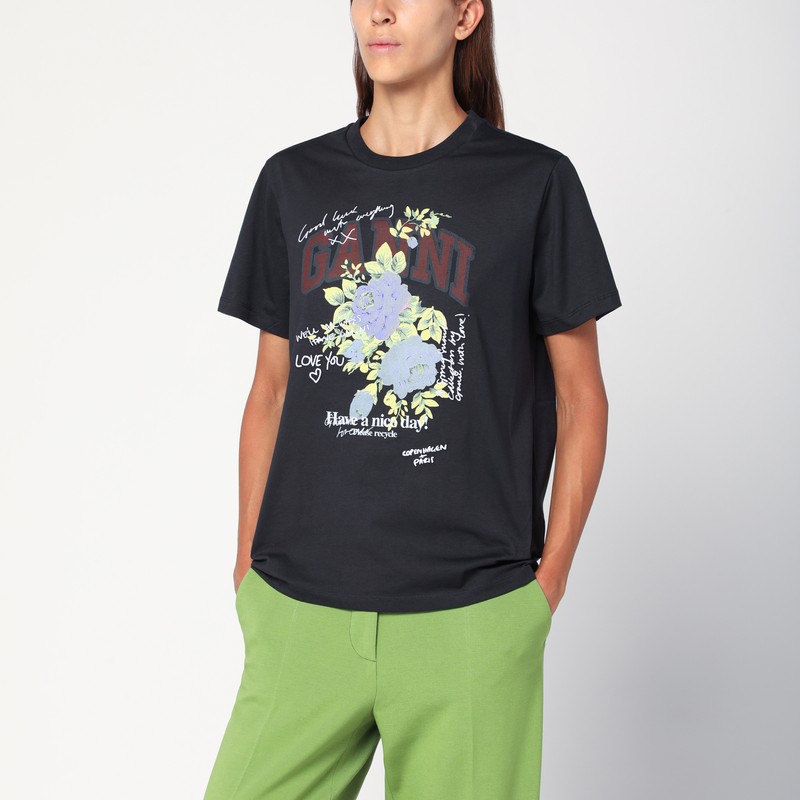 Dark grey Rose T-shirt