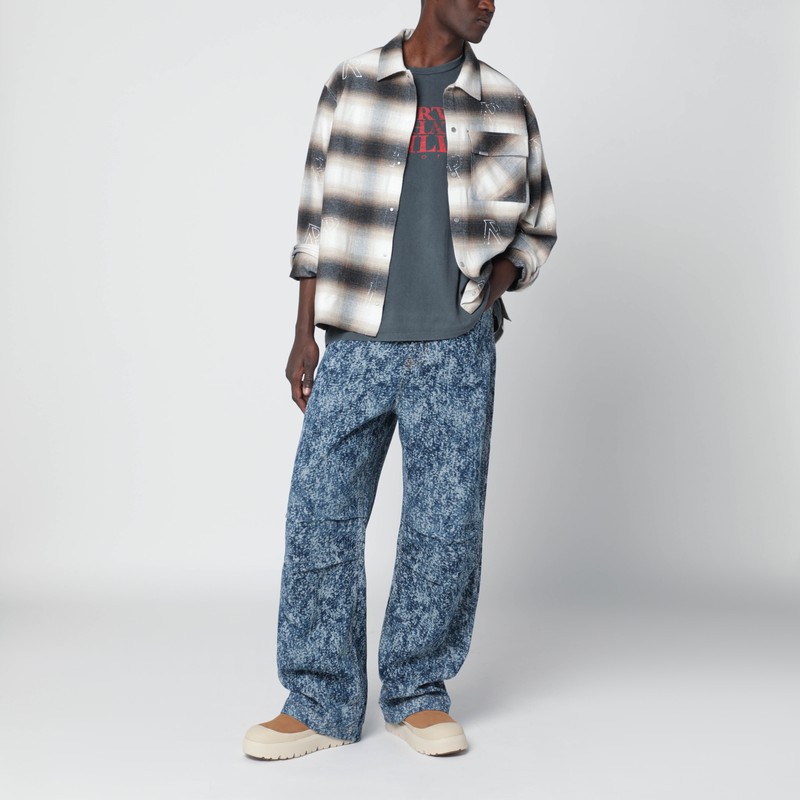 Gallery Dept. Black The Force Logo Vintage-effect T-shirt In Black