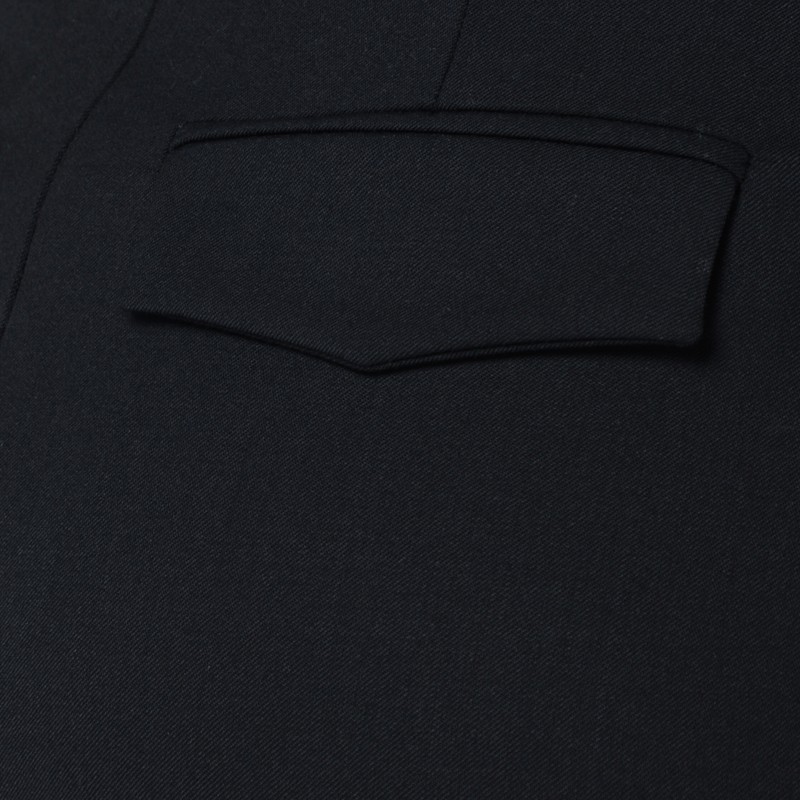 The Latest Black Cotton Midi Skirt In Black