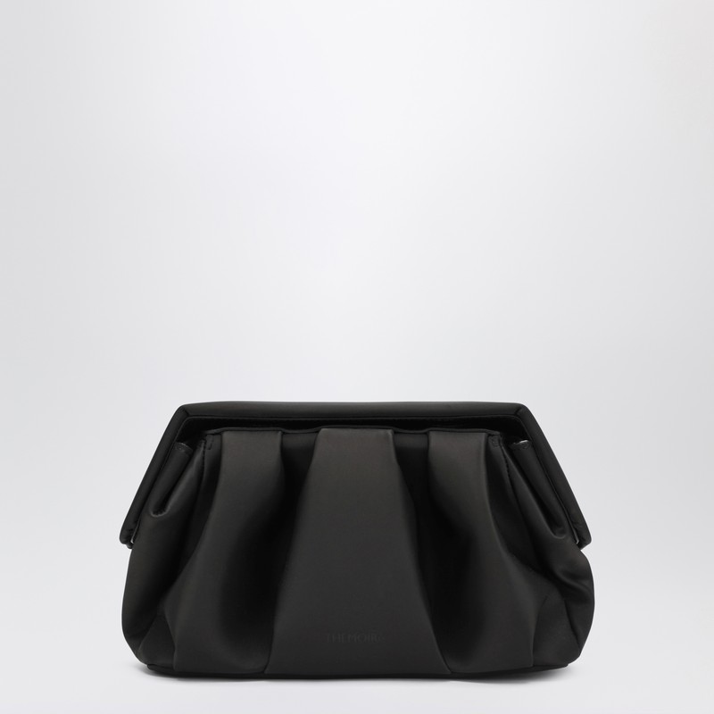 Black Afrodite clutch in vegan leather