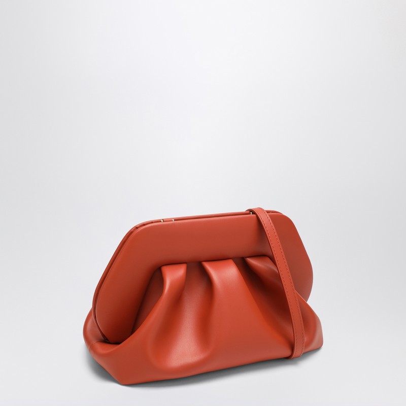 Themoirè Clutch Emera Orange In Orange