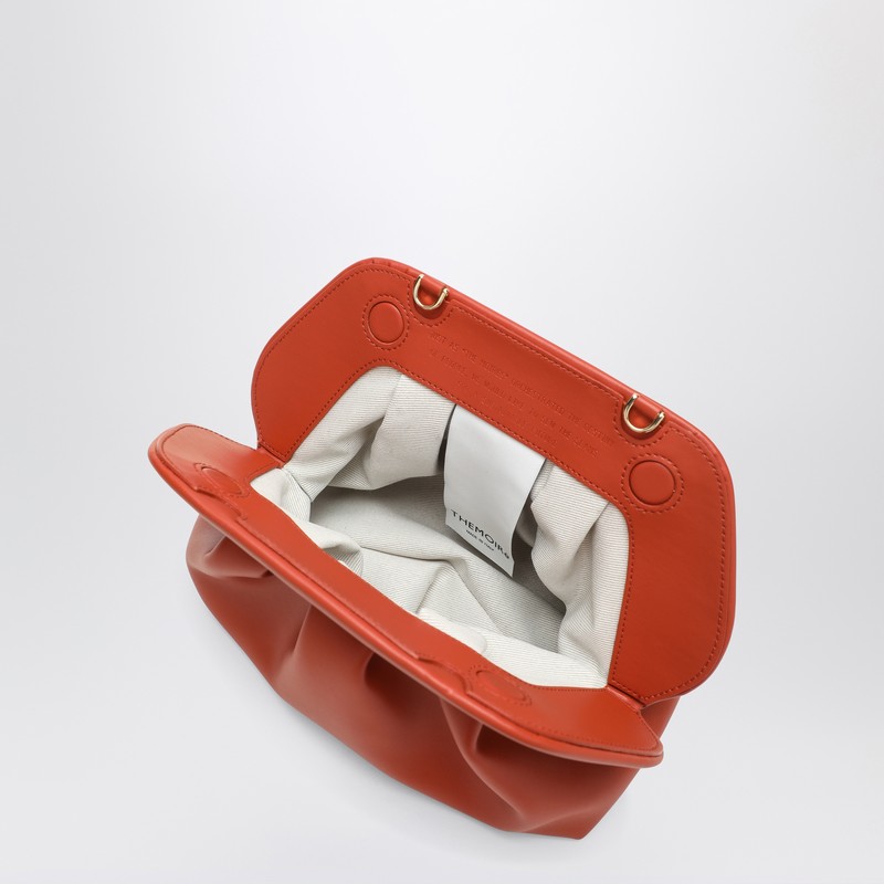 Themoirè Clutch Emera Orange In Orange
