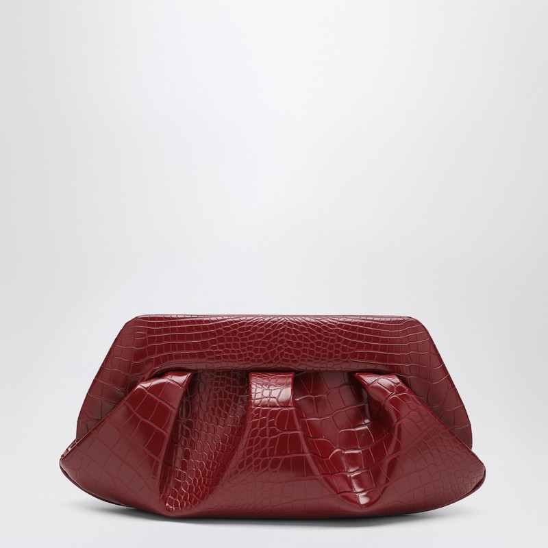 Emera clutch plum crocodile effect