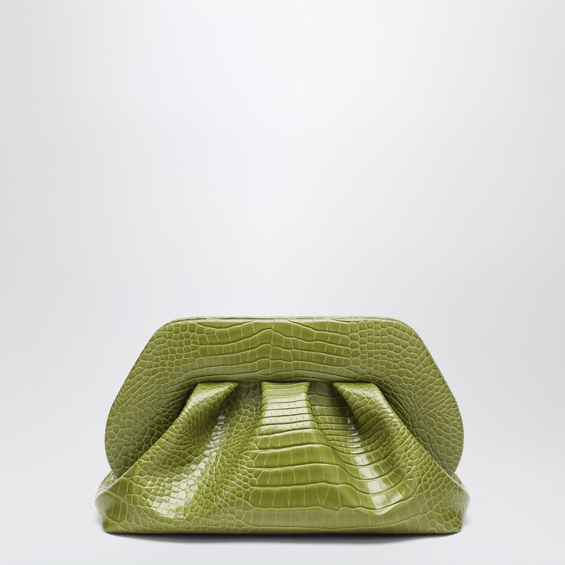 Clutch Tia kiwi color coconut effect