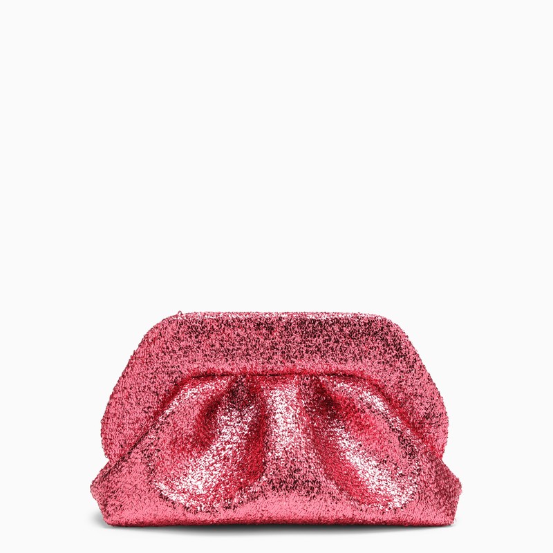 Tia bright pink clutch