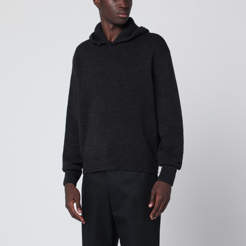 Brown hooded sweater