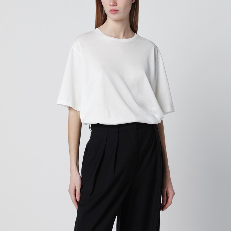 White Harper boxy T-shirt