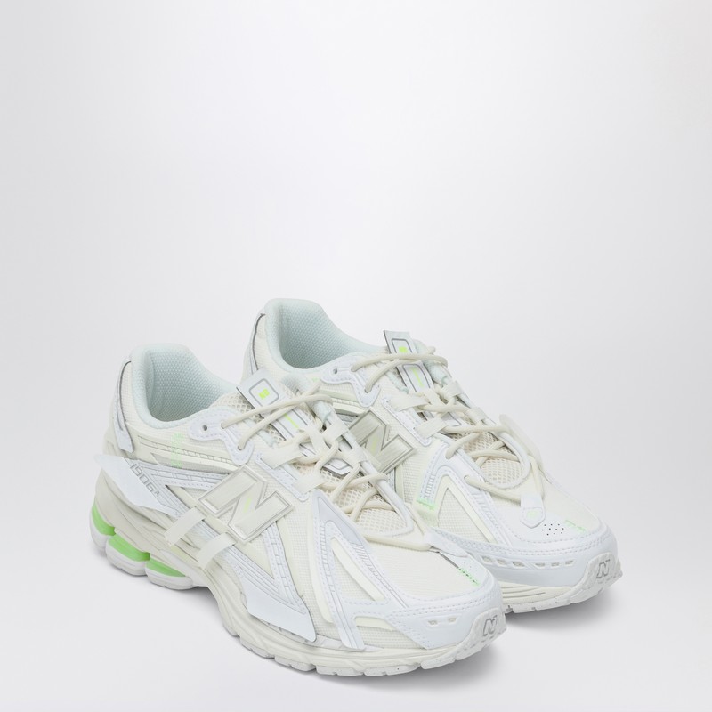New Balance Mens White White Mint Flash 1906a Mesh Low-top Trainers In White