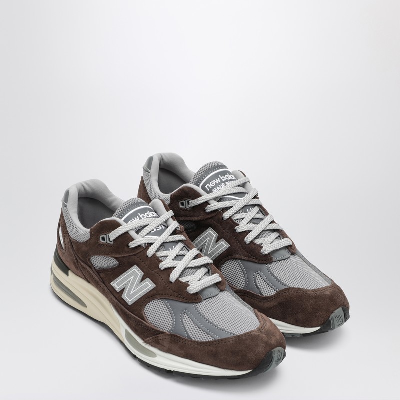 New Balance Made In Uk 991v2 Sneakers In Brown/grey In Brown