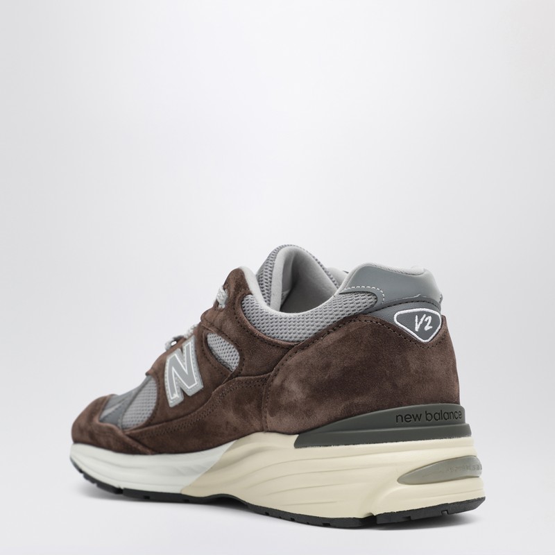 New Balance Made In Uk 991v2 Sneakers In Brown/grey In Brown