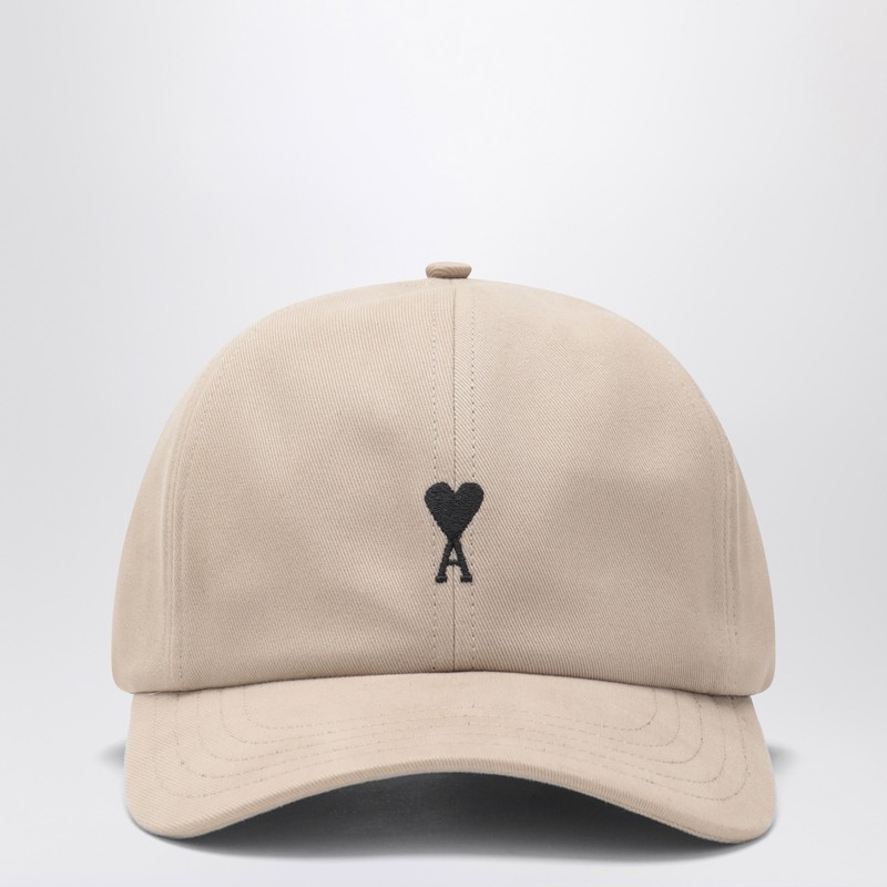 Ami Alexandre Mattiussi Ami Paris Ami De Coeur Coffee Milk Baseball Cap In Neutral