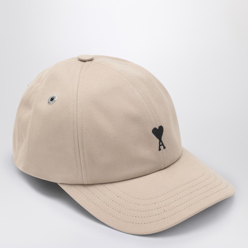 Ami Alexandre Mattiussi Ami Paris Ami De Coeur Coffee Milk Baseball Cap In Neutral