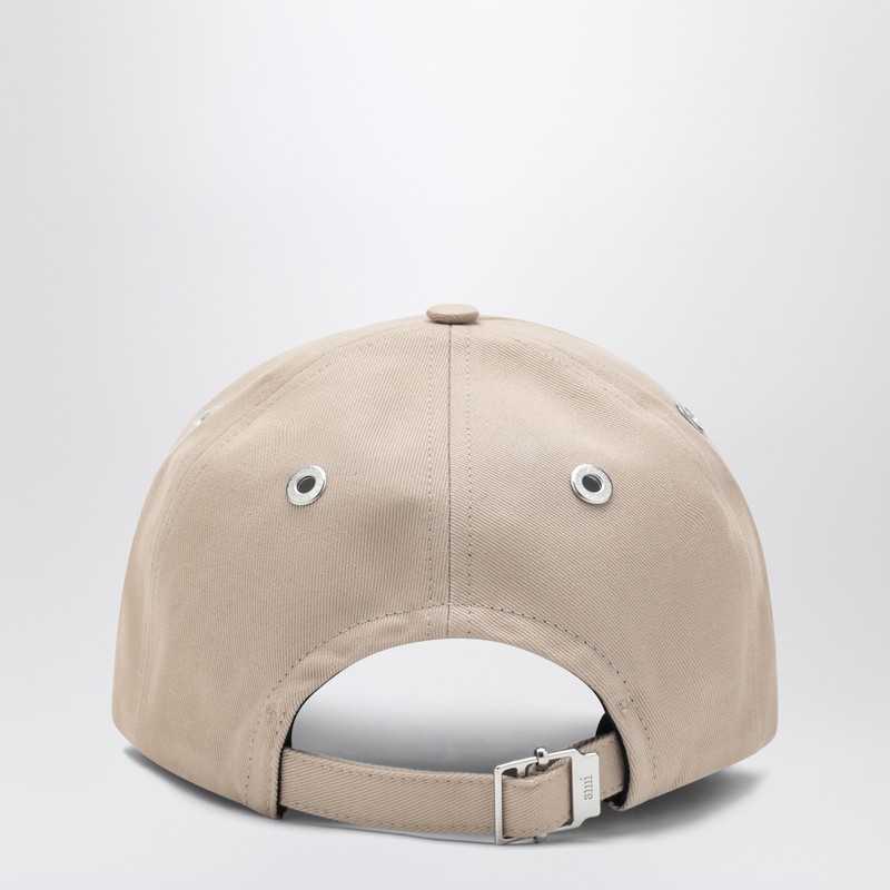 Ami Alexandre Mattiussi Ami Paris Ami De Coeur Coffee Milk Baseball Cap In Neutral