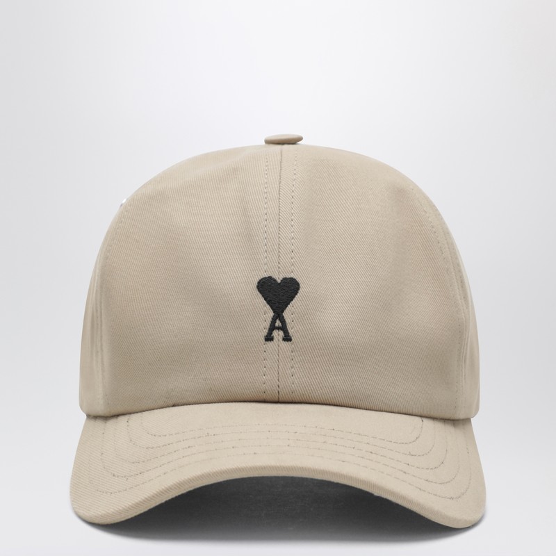 Ami De Coeur beige baseball cap