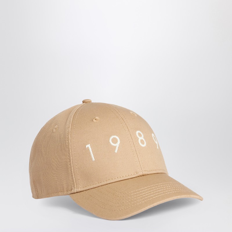 1989 Studio Embroidered 1989 Baseball Cap In Beige