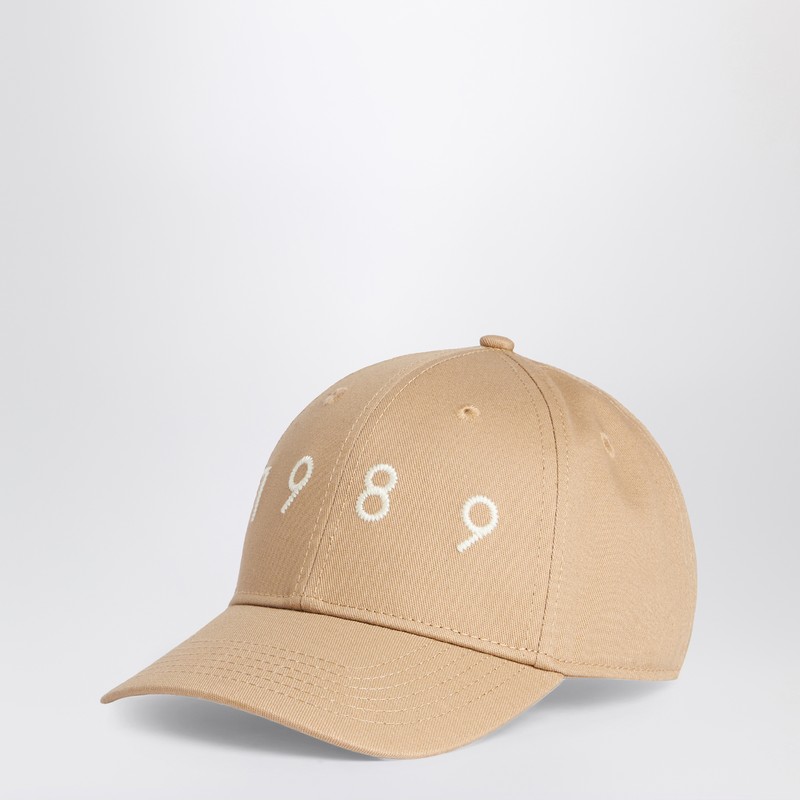 1989 Studio Embroidered 1989 Baseball Cap In Beige