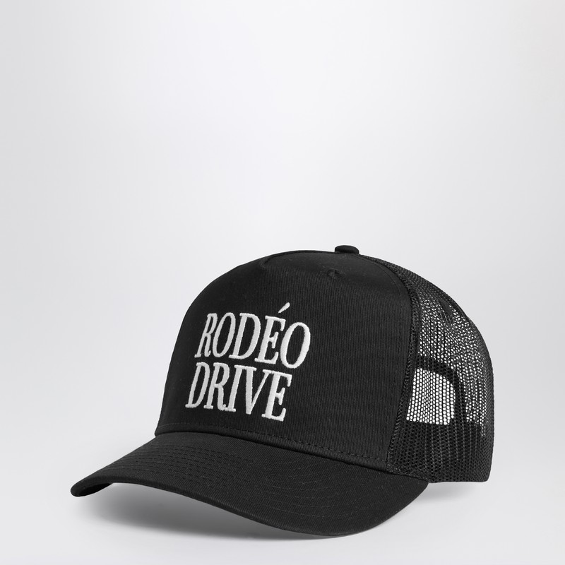 1989 Studio Rodeo Drive Trucker Cap In Black