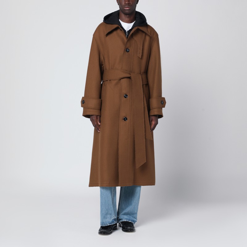 Hazelnut wool coat