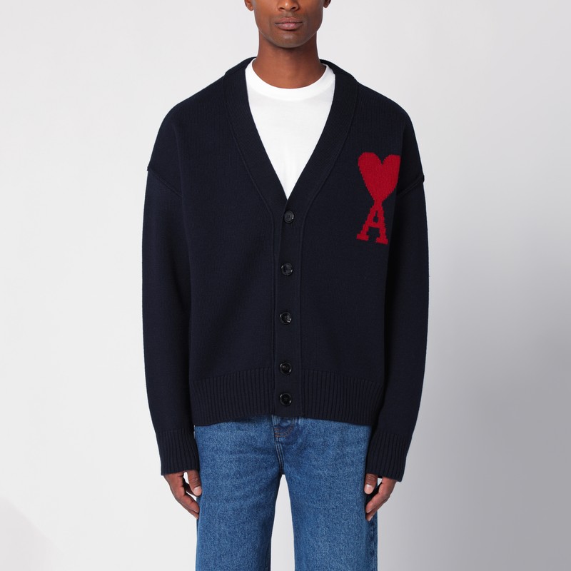 Ami Alexandre Mattiussi Ami Paris Sweaters In Blue