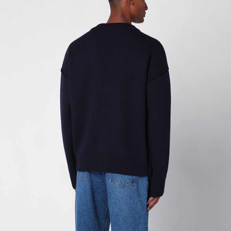 Ami Alexandre Mattiussi Ami Paris Sweaters In Blue