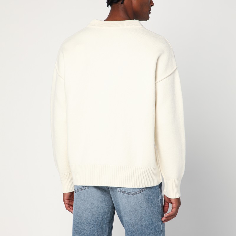 Ami Alexandre Mattiussi Ami Paris Sweaters In White