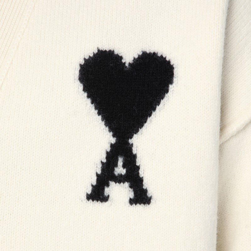Ami Alexandre Mattiussi Ami Paris Sweaters In White