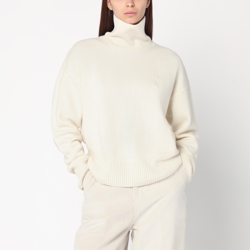 Ivory Ami De Coeur turtleneck sweater