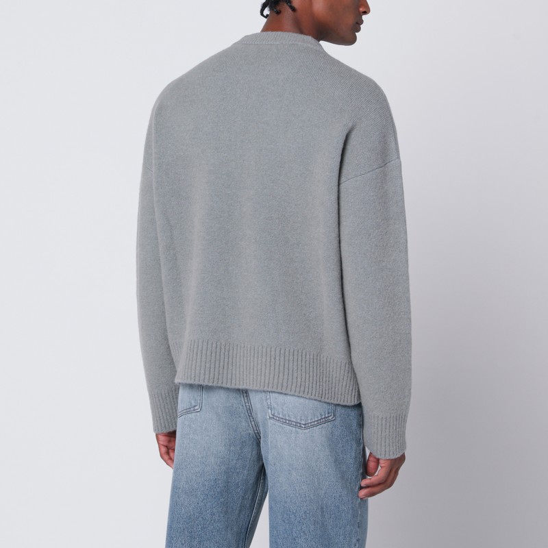 Ami Alexandre Mattiussi Sweater Ami Paris Men Color Grey In Gray