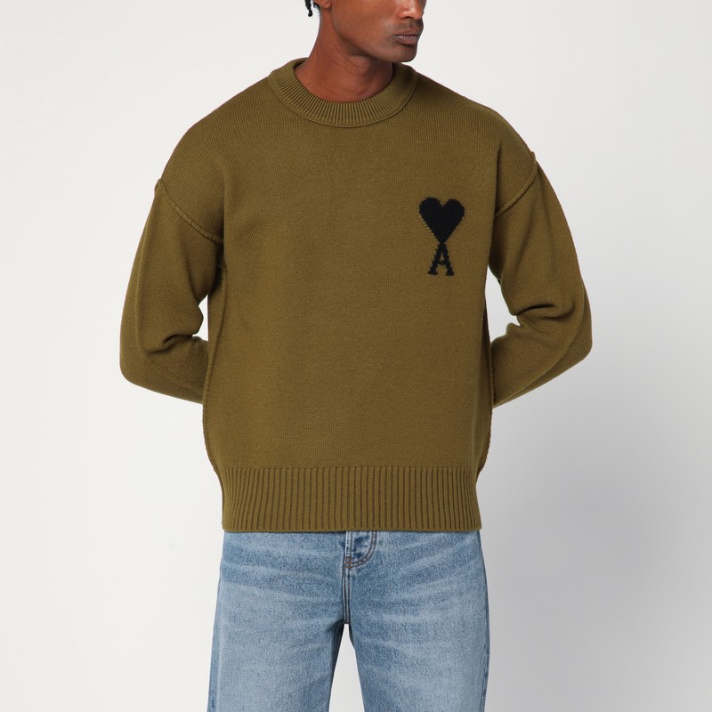Bronze Ami De Coeur wool jumper