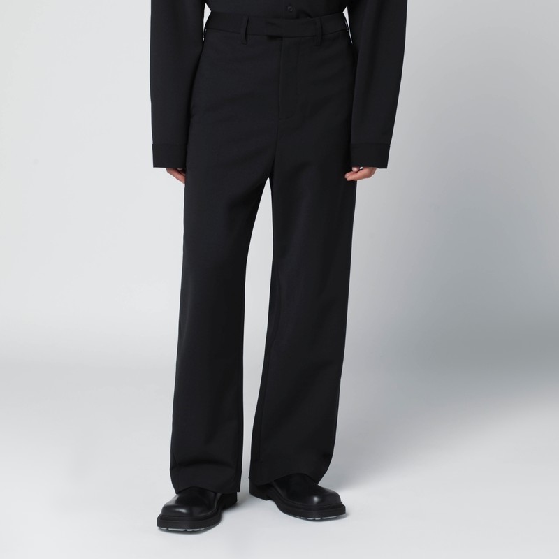 Entire Studios Black Wool-blend Trousers
