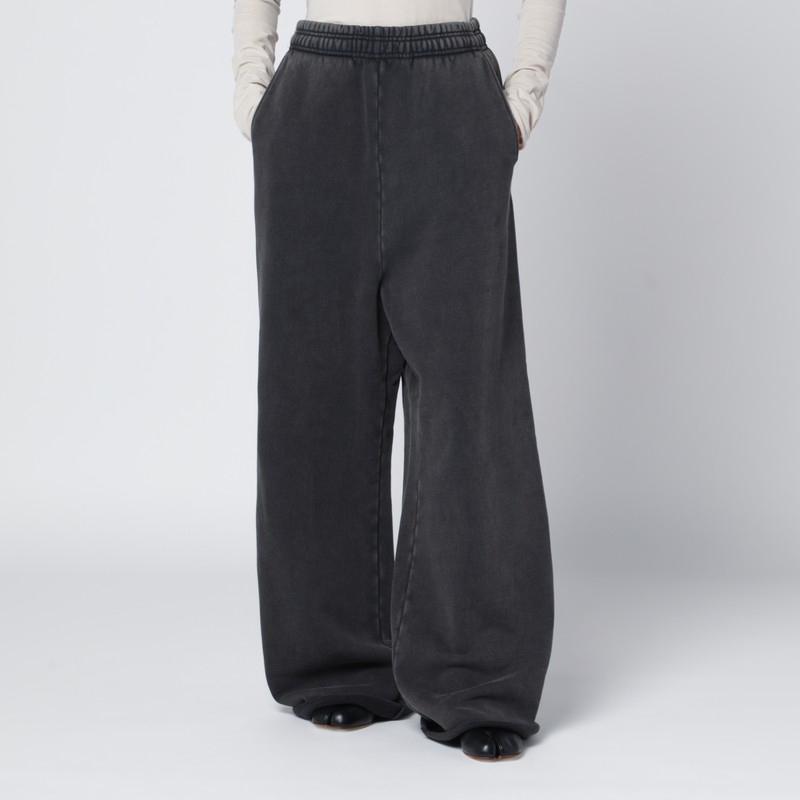 Entire Studios Black Washed Cotton Joggers