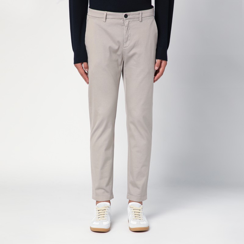 Beige cotton trousers
