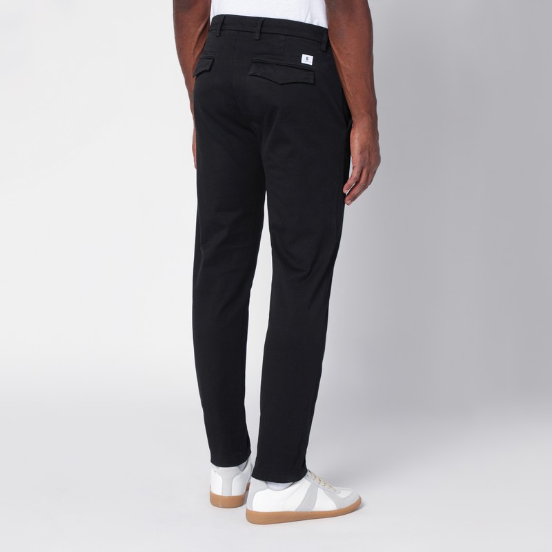 Department Five Department 5 Black Cotton Trousers In Black