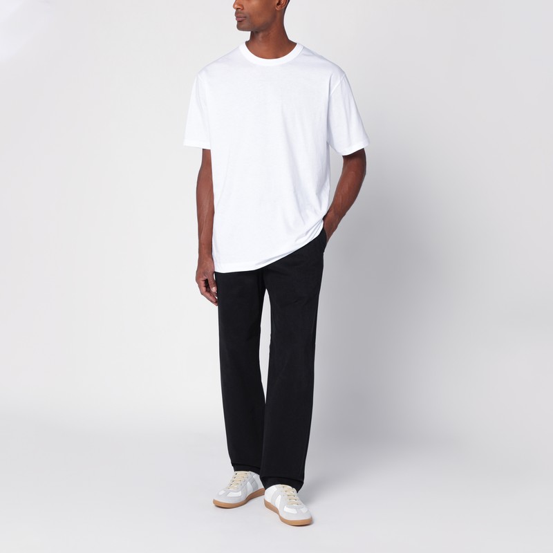 Department Five Department 5 Black Cotton Trousers In Black