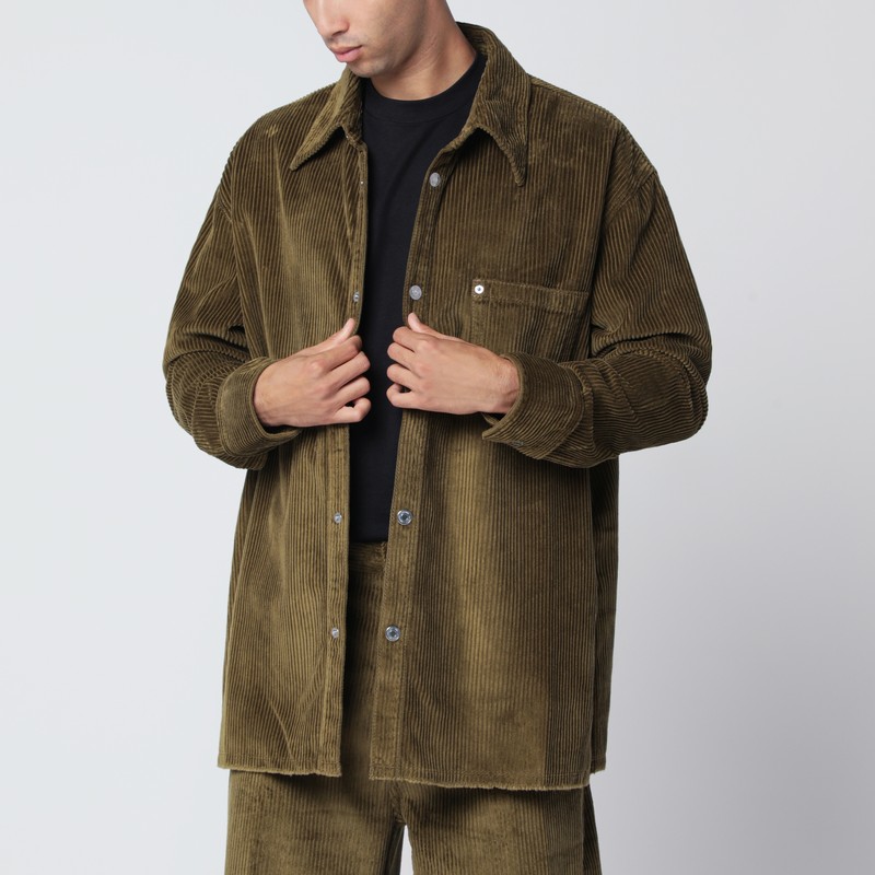 Bronze corduroy shirt