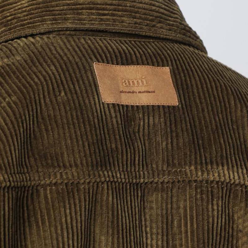 Ami Alexandre Mattiussi Shirt Ami Paris Men Color Brown In Green