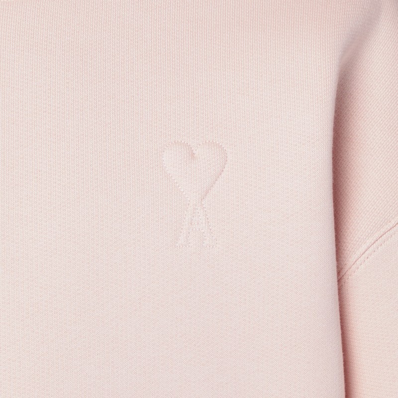 Ami Alexandre Mattiussi Blush Pink Ami De Coeur Sweatshirt In Pink