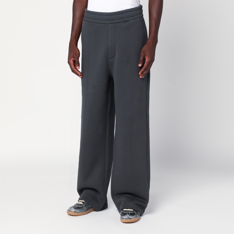 Ami Alexandre Mattiussi Anthracite Grey Ami De Coeur Jogging Trousers In Gray