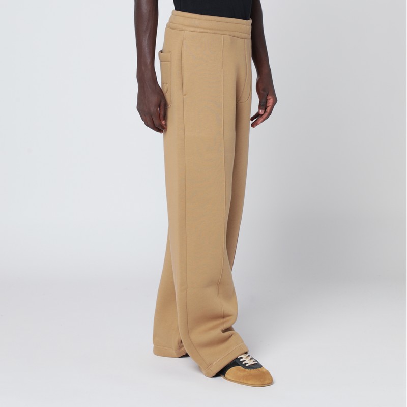 Ami Alexandre Mattiussi Camel Ami De Coeur Joggers In Sand